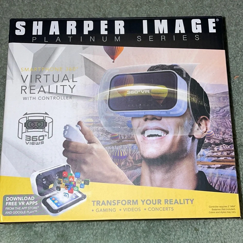 Sharper Image Platinum Series Virtual Reality With Controller